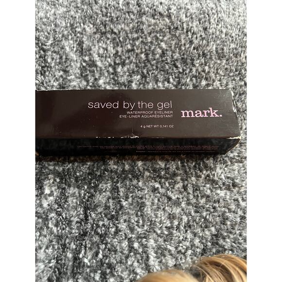 mark AVON Saved by the Gel Waterproof Eyeliner + Brush Black 4g Brand New in Box - Picture 4 of 7